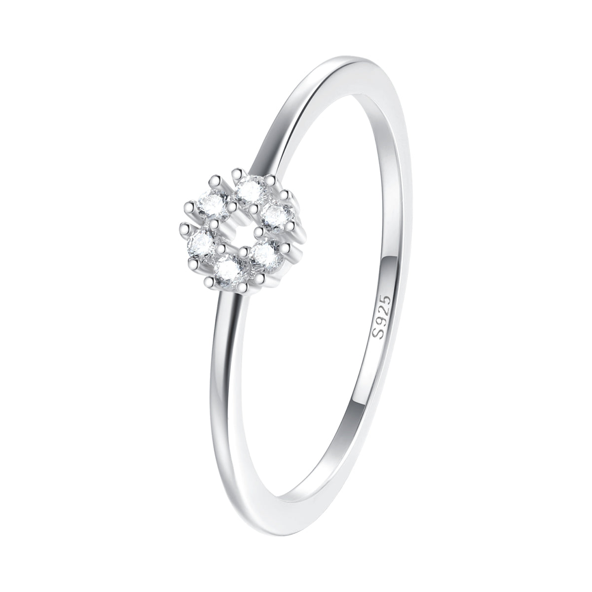 Cercle Eclat Bague Sterling Argent